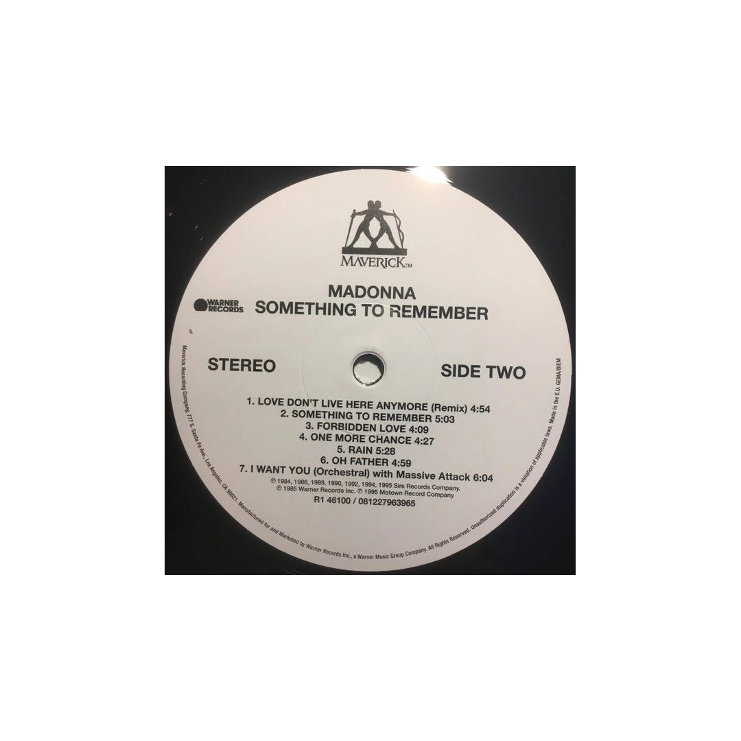 LP Madonna: Something To Remember