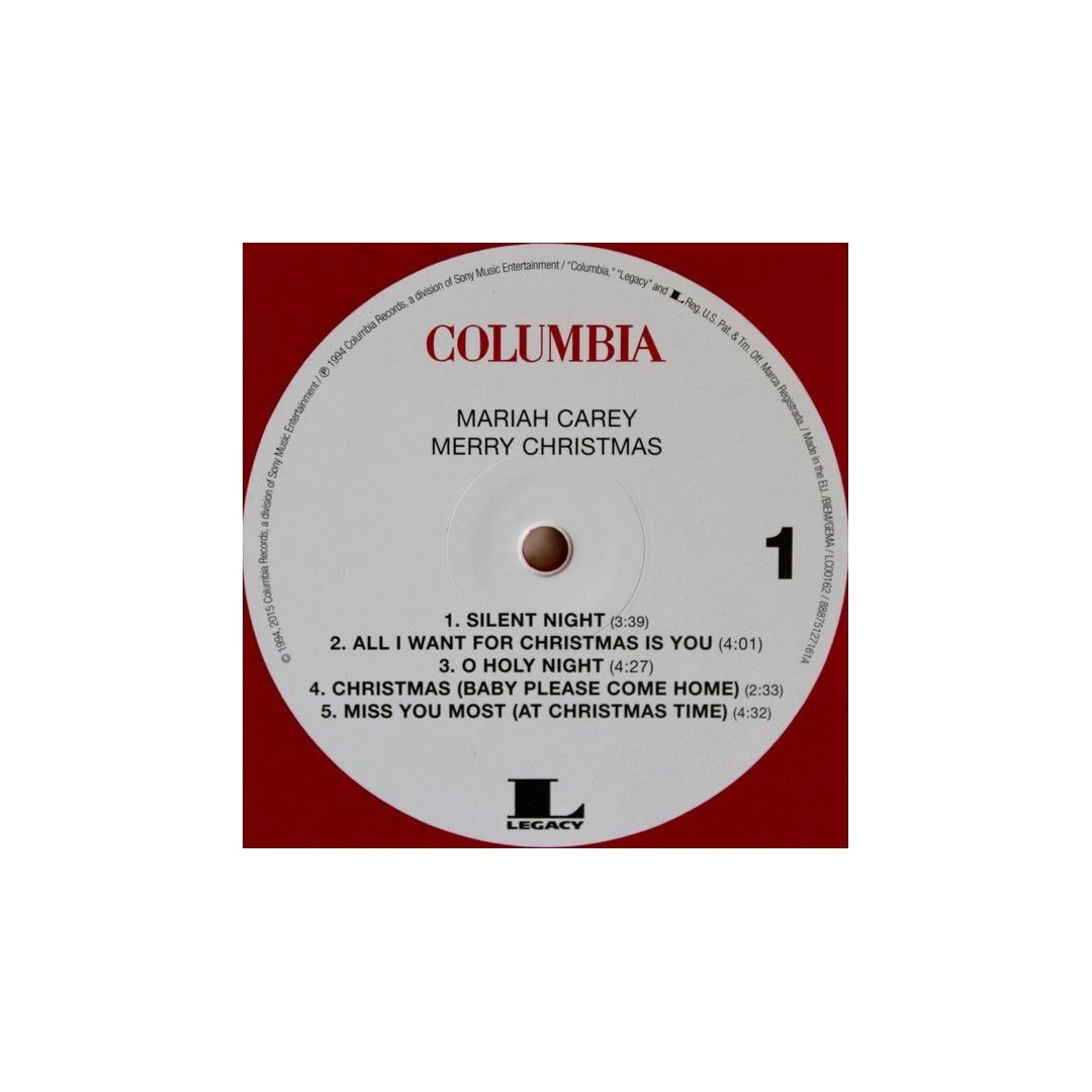Вінілова платівка LP Mariah Carey: Merry Christmas - Red Vinyl