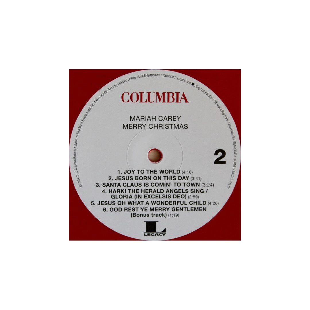 Вінілова платівка LP Mariah Carey: Merry Christmas - Red Vinyl