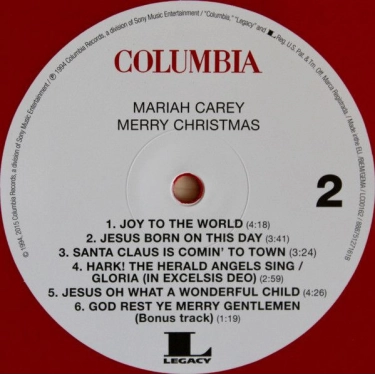 Вінілова платівка LP Mariah Carey: Merry Christmas - Red Vinyl