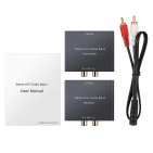 AirBase 2RCA-CAT-2 Подовжувач аналогового аудіосигналу по кручений парі AirBase 2RCA-CAT-2 Подовжувач аналогового аудіосигналу по кручений парі