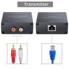 AirBase 2RCA-CAT-2 Подовжувач аналогового аудіосигналу по кручений парі AirBase 2RCA-CAT-2 Подовжувач аналогового аудіосигналу по кручений парі