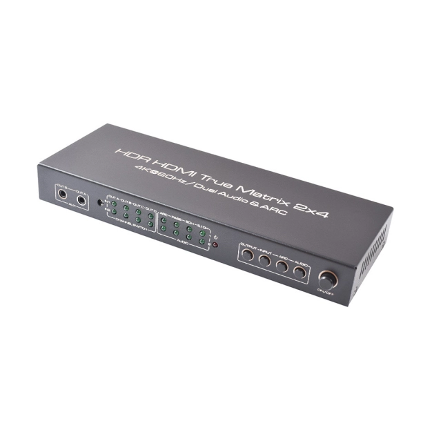 Матрица HDR HDMI True Matrix 2x4 ASK HDMX0013M1