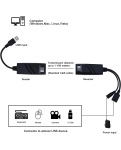 Подовжувач USB по кручений парі Cat5 Cat5E Cat6 до 100 м AirBase BL-EX-USB100