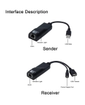 Подовжувач USB по кручений парі Cat5 Cat5E Cat6 до 100 м AirBase BL-EX-USB100