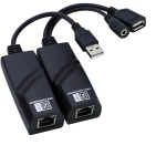Подовжувач USB по кручений парі Cat5 Cat5E Cat6 до 100 м AirBase BL-EX-USB100 Подовжувач USB по кручений парі Cat5 Cat5E Cat6 до 100 м AirBase BL-EX-USB100
