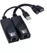 Подовжувач USB по кручений парі Cat5 Cat5E Cat6 до 100 м AirBase BL-EX-USB100