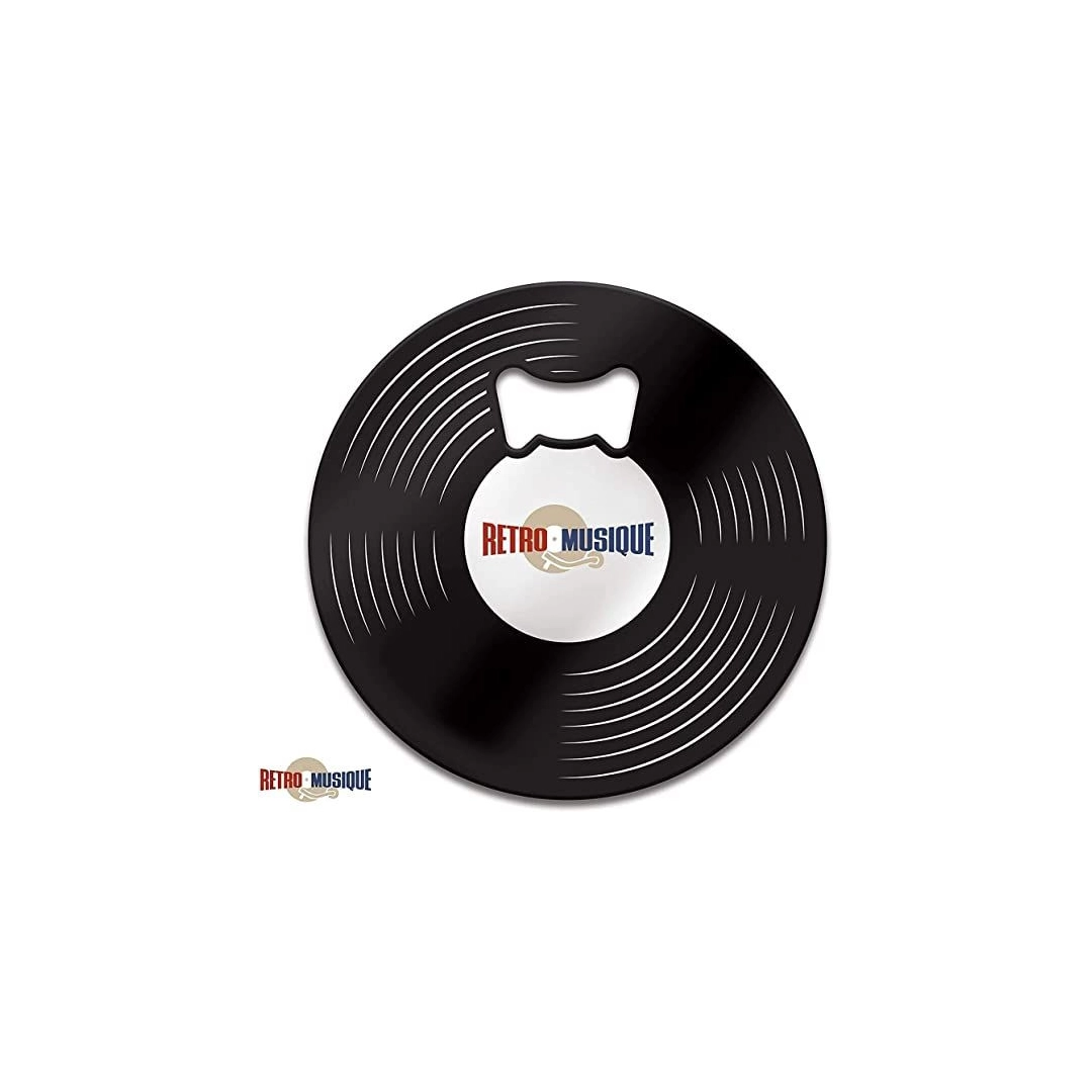 Retro Musique The Beatles - 8 Pieces Coaster Set With Real Vinyl Coasters