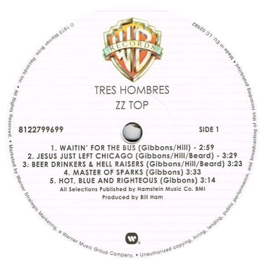 LP Zz Top: Tres Homes