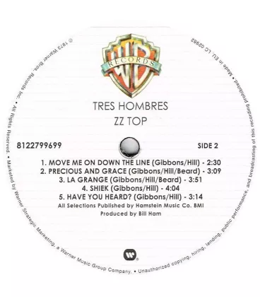 LP Zz Top: Tres Homes