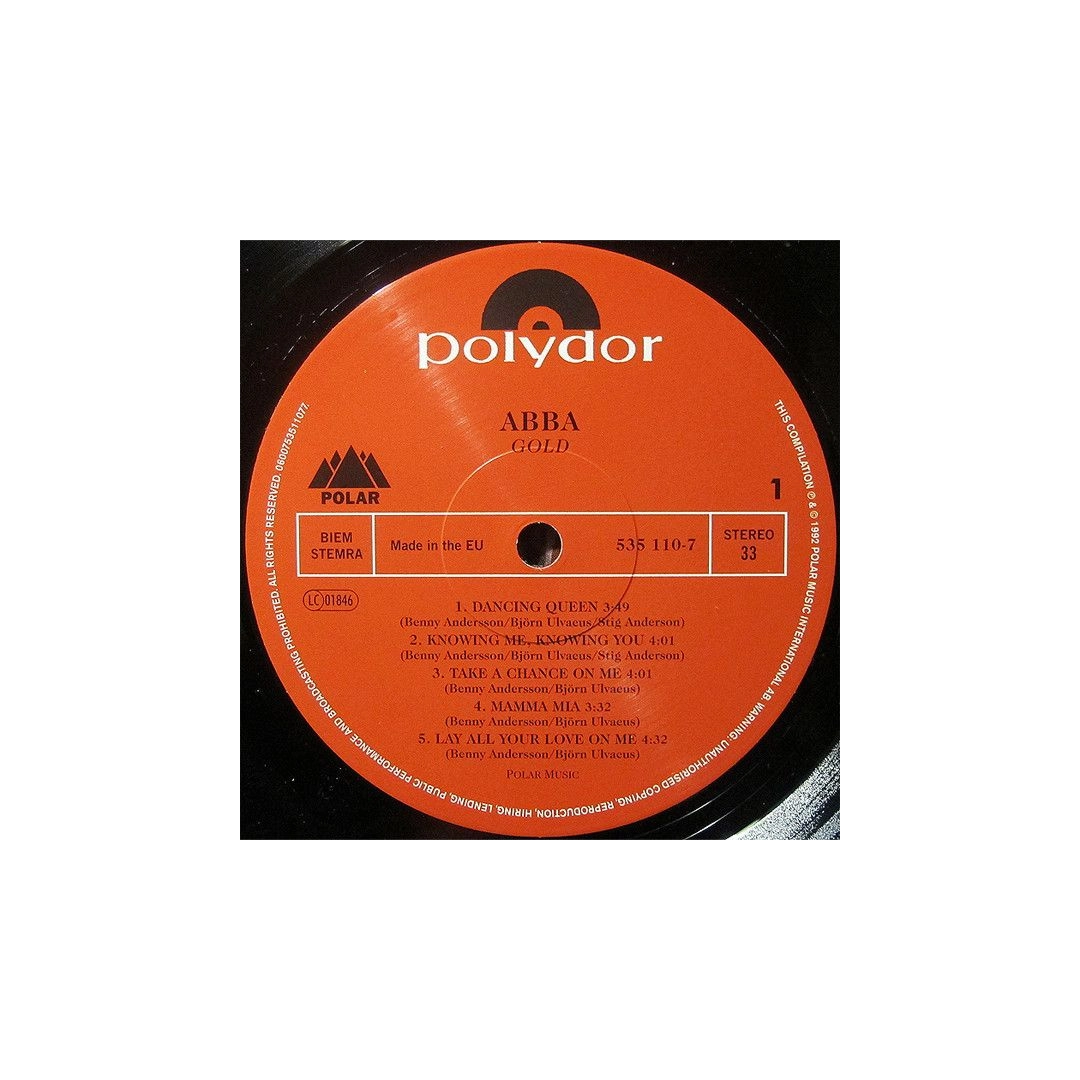 LP2 ABBA: Gold- Greatest Hits