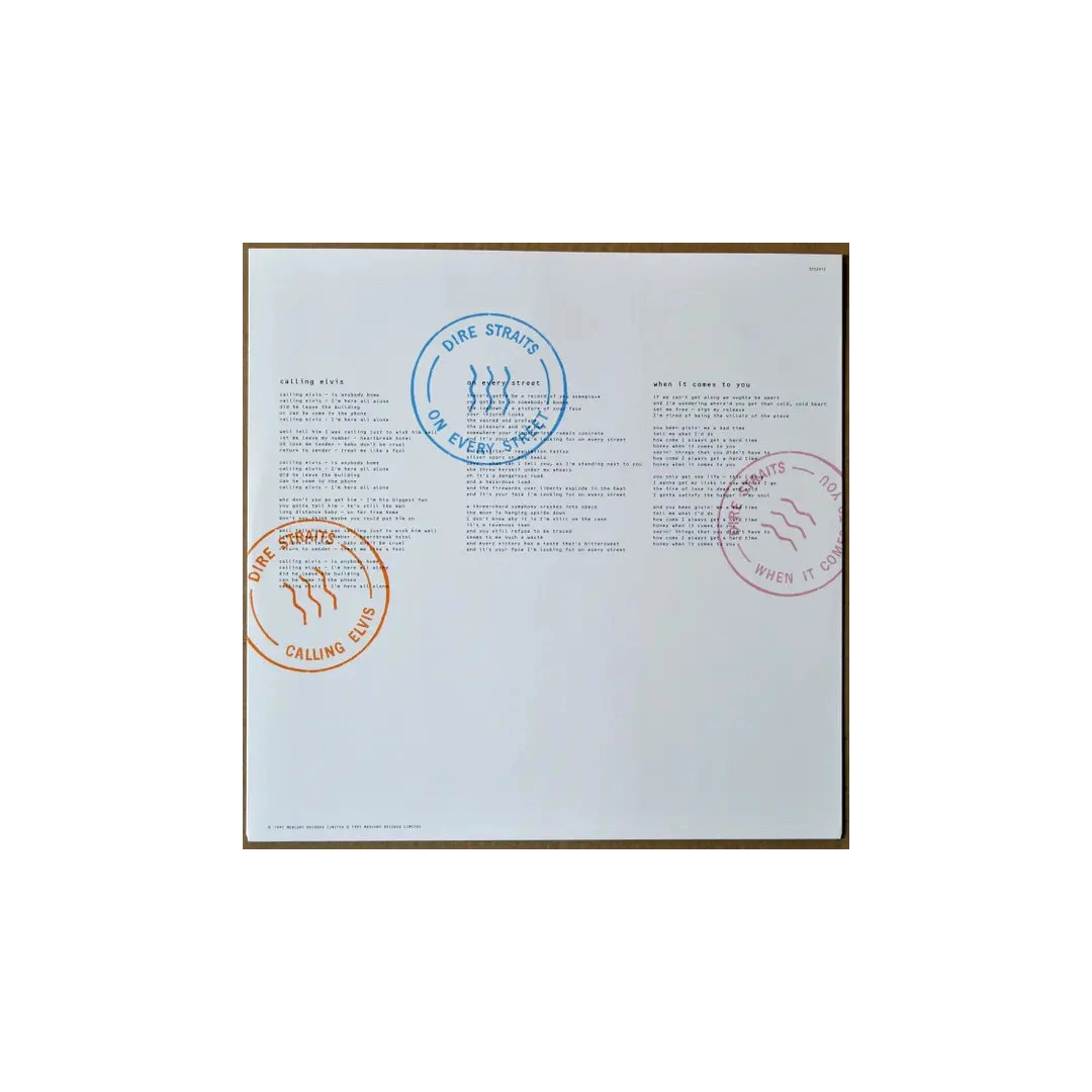 LP2 Dire Straits: On Every Street