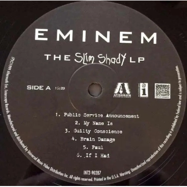 LP2 Eminem: The Slim Shady