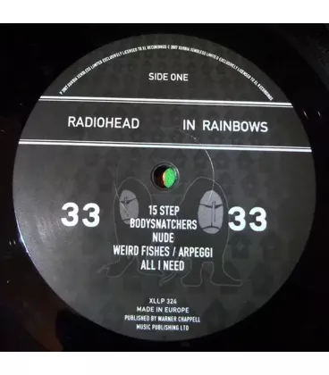 LP Radiohead: IN RAINBOWS
