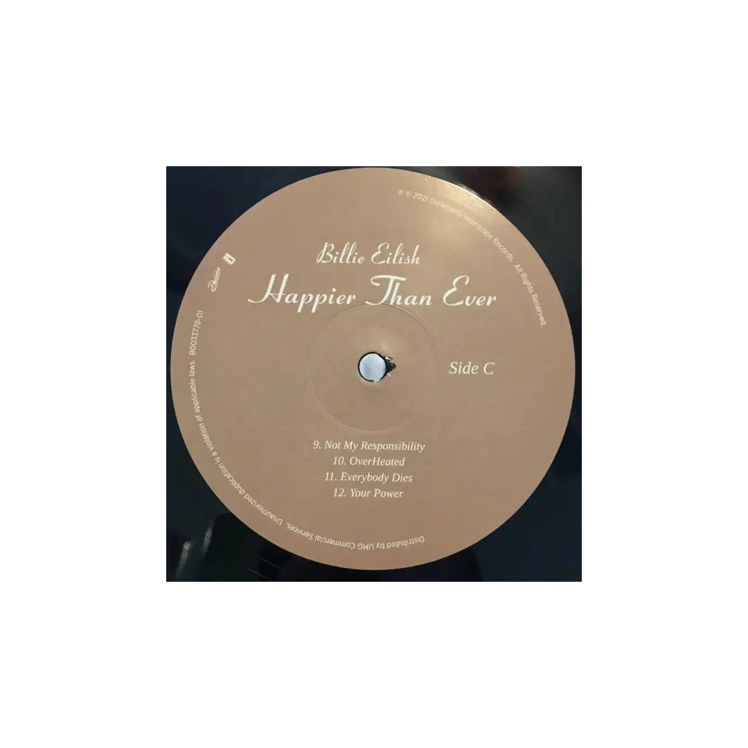 LP2 Billie Eilish: HAPPIER THAN EVER