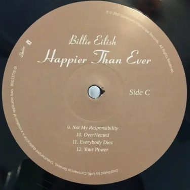 LP2 Billie Eilish: HAPPIER THAN EVER
