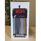 Retro Musique 12 Inch Wooden Vinyl Storage Case для 35 Lps - Turquiose Leather Style