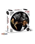 Retro Musique Jazz Legends - 8 Pieces Coaster Set With Real Vinyl Coasters