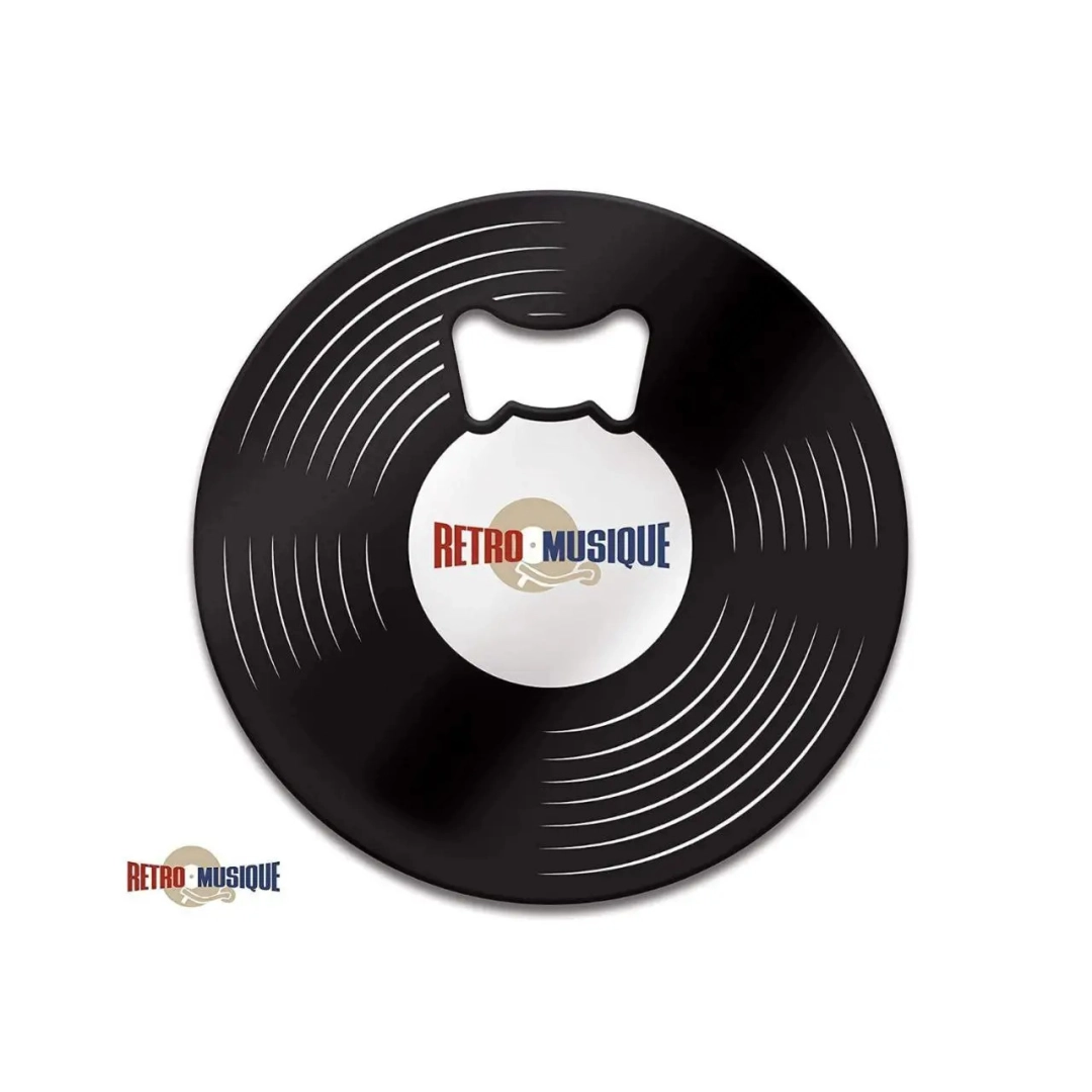 Retro Musique Jazz Legends - 8 Pieces Coaster Set With Real Vinyl Coasters