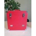 Retro Musique 12 Inch Wooden Vinyl Storage Case для 35 Lps - Red Leather Style Retro Musique 12 Inch Wooden Vinyl Storage Case для 35 Lps - Red Leather Style