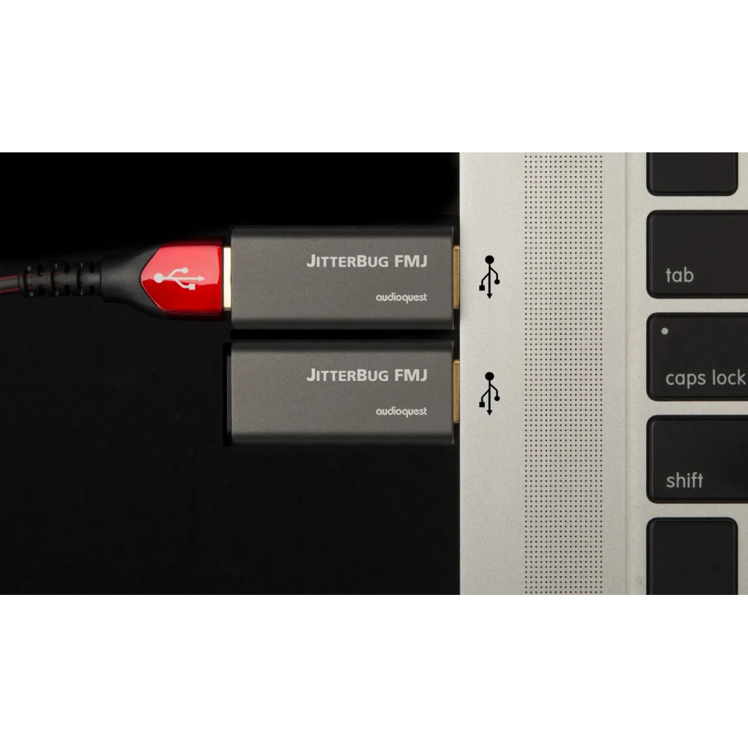 AudioQuest JitterBug FMJ USB 2.0 Фільтр шумів даних та живлення AudioQuest JitterBug FMJ USB 2.0 Фільтр шумів даних та живлення