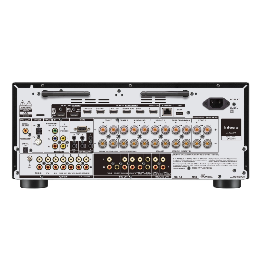 Мережевий аудіо/відео ресівер Integra DRX-5.4