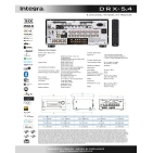 Мережевий аудіо/відео ресівер Integra DRX-5.4