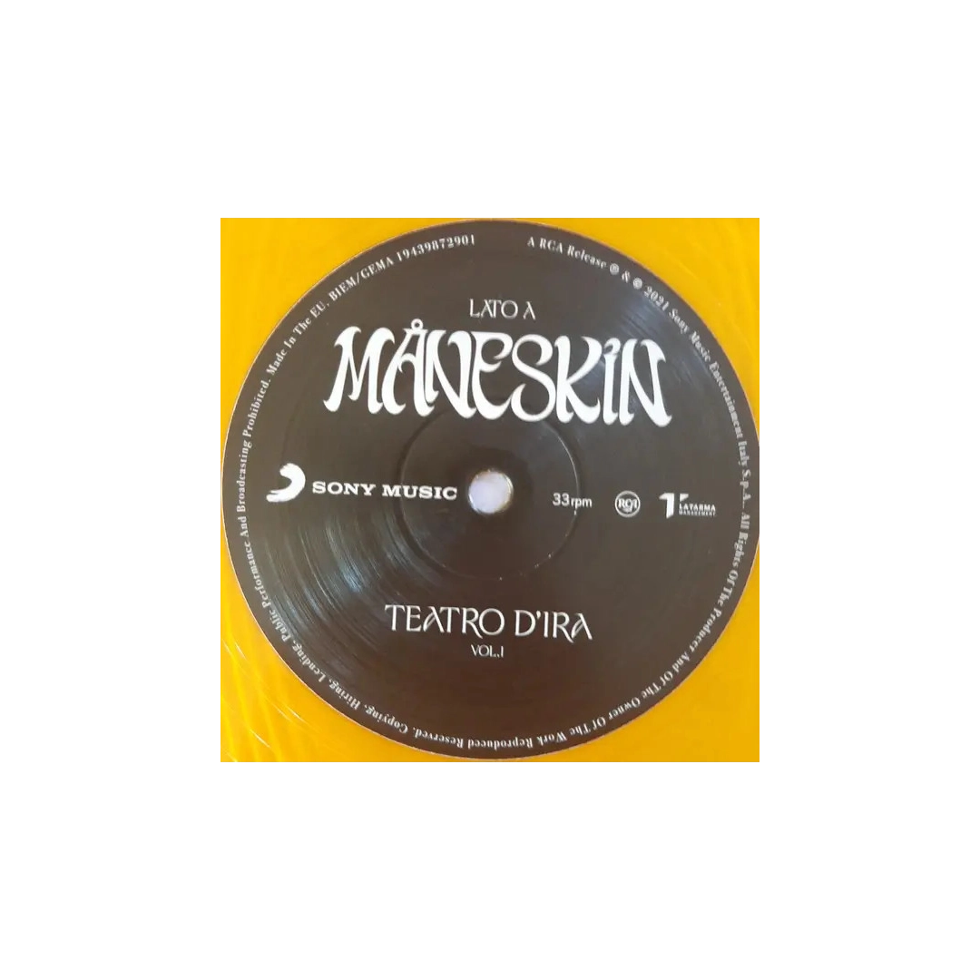 Вінілова платівка LP Maneskin: Teatro D'Ira Vol. I (Orange Vinyl)