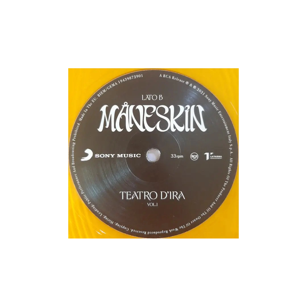 Вінілова платівка LP Maneskin: Teatro D'Ira Vol. I (Orange Vinyl)