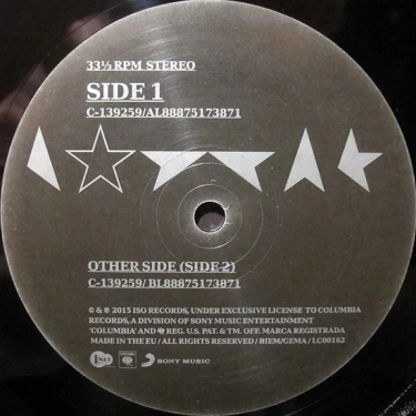 Вінілова платівка David Bowie: Blackstar -Hq/Gatefold