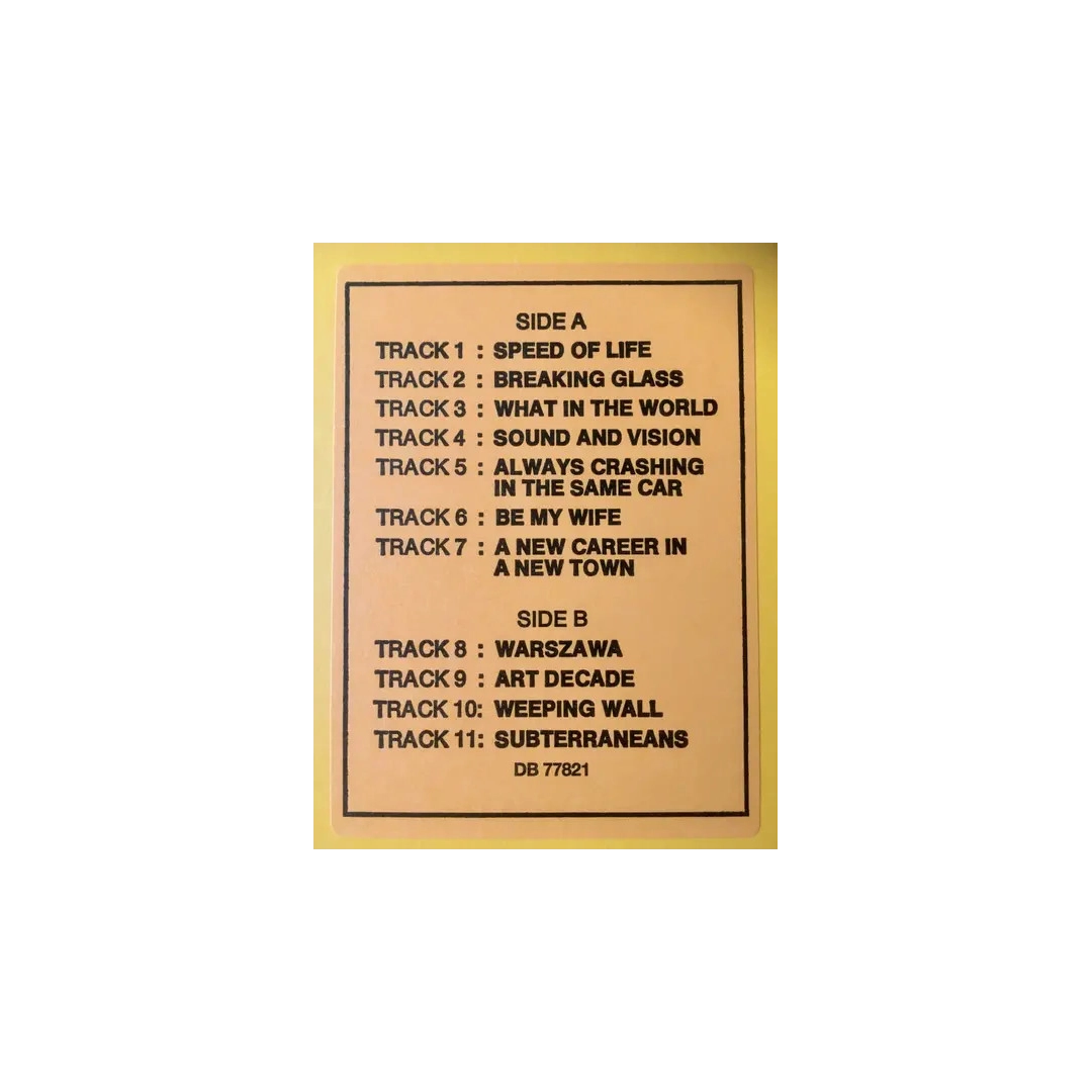 Вінілова платівка LP David Bowie: Low (Orange Vinyl Album)