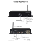 Підсилювач Cloudyx CL-250W Hi-Fi WIFI Audio Amplifier