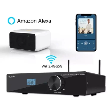 Підсилювач Cloudyx CL-300W Pro Hi-Fi WIFI Audio Amplifier