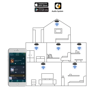 Підсилювач Cloudyx CL-300W Pro Hi-Fi WIFI Audio Amplifier