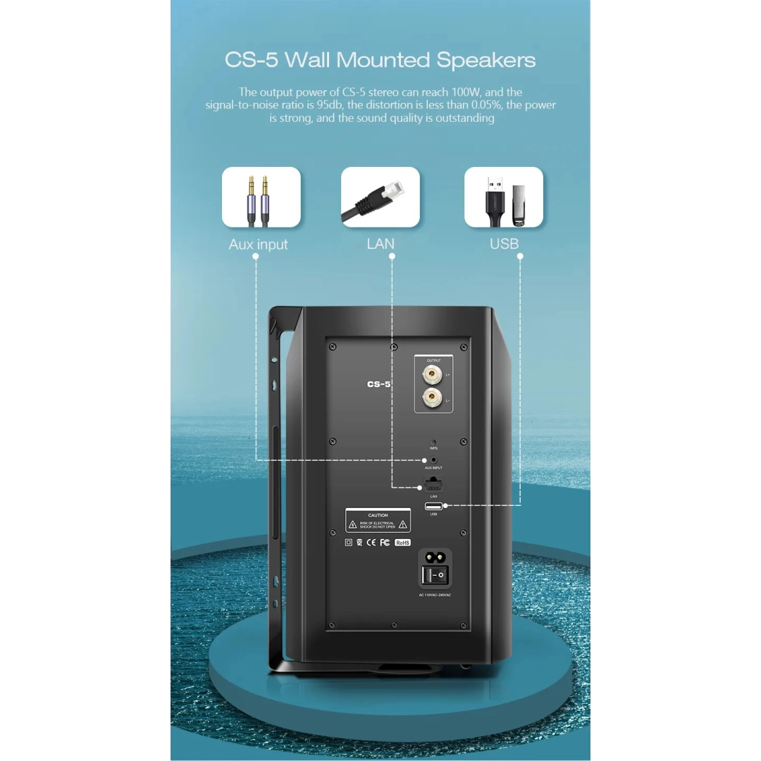 Акустика настінна Cloudyx CS-5 Wall mounted speaker Акустика настінна Cloudyx CS-5 Wall mounted speaker