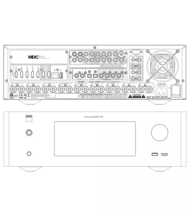NAD T778 A/V Surround Sound Receiver with AirPlay