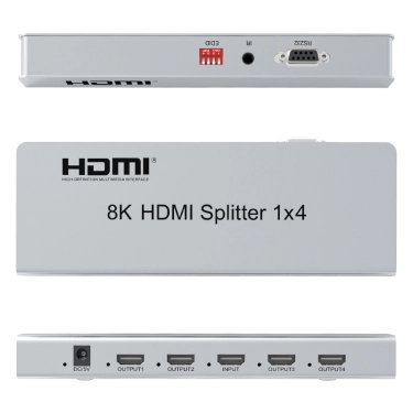 Спліттер 8K 1X4 HDMI V2.1 AirBase HD-SP1421