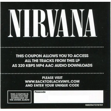 Вінілова платівка I-DI LP Nirvana: Nirvana