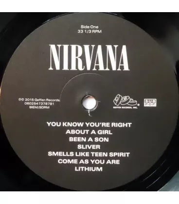 Вінілова платівка I-DI LP Nirvana: Nirvana
