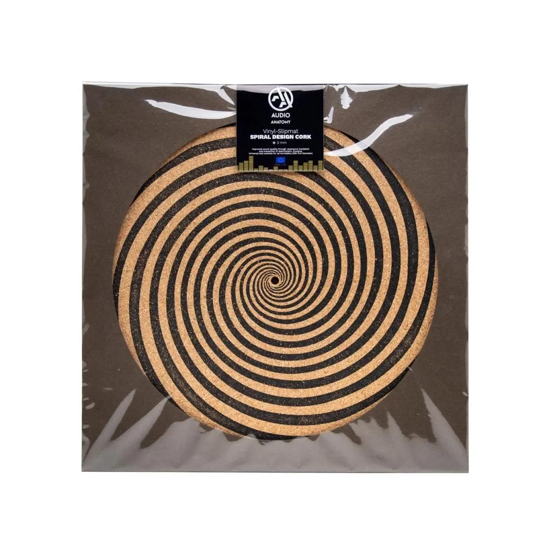Сліпмат Audio Anatomy Spiral Cork - Diameter 295mm - Thickness 3mm
