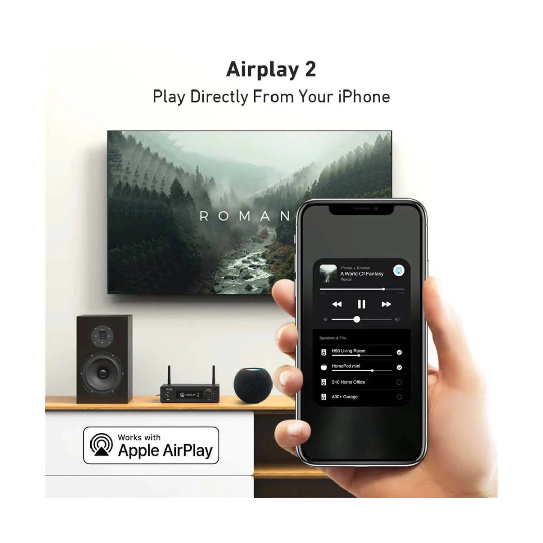 Підсилювач Arylic H50 Wireless Stereo Amplifier Підсилювач Arylic H50 Wireless Stereo Amplifier