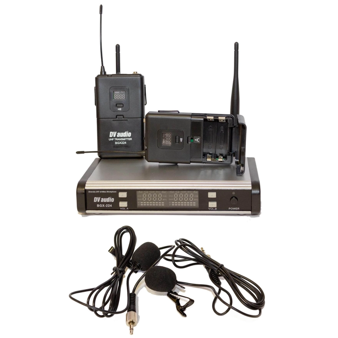 Петличний мікрофон для радіосистем DV audio BGX 24/224