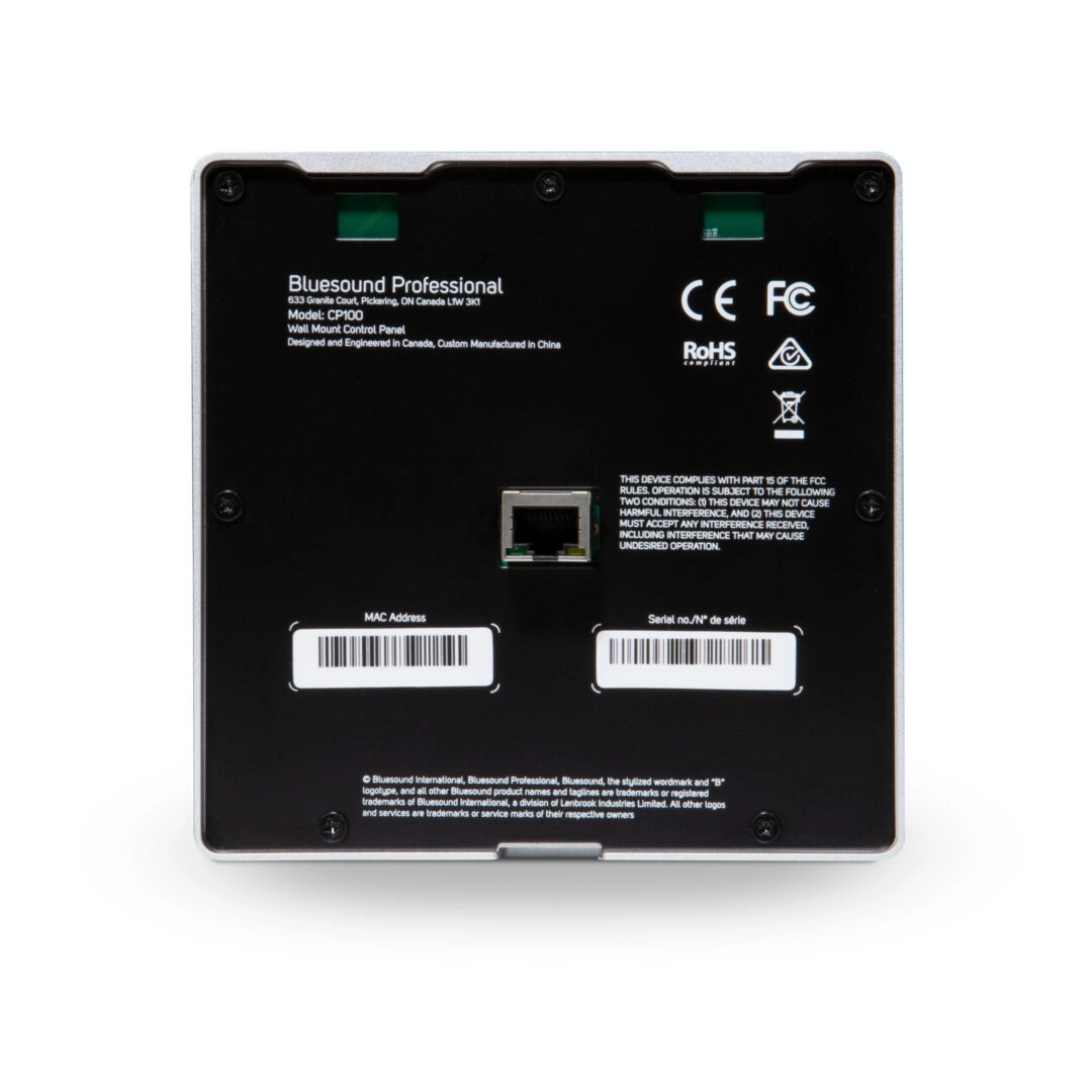 Настінна панель керування Bluesound CP100