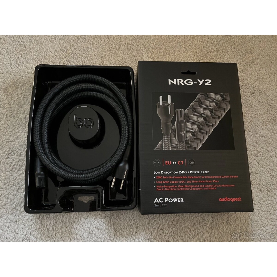Силовий кабель Audioquest power 1.0m NRG-Y2 EU Силовий кабель Audioquest power 1.0m NRG-Y2 EU