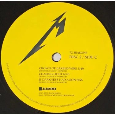 Вінілова платівка LP2 Metallica: 72 Seasons