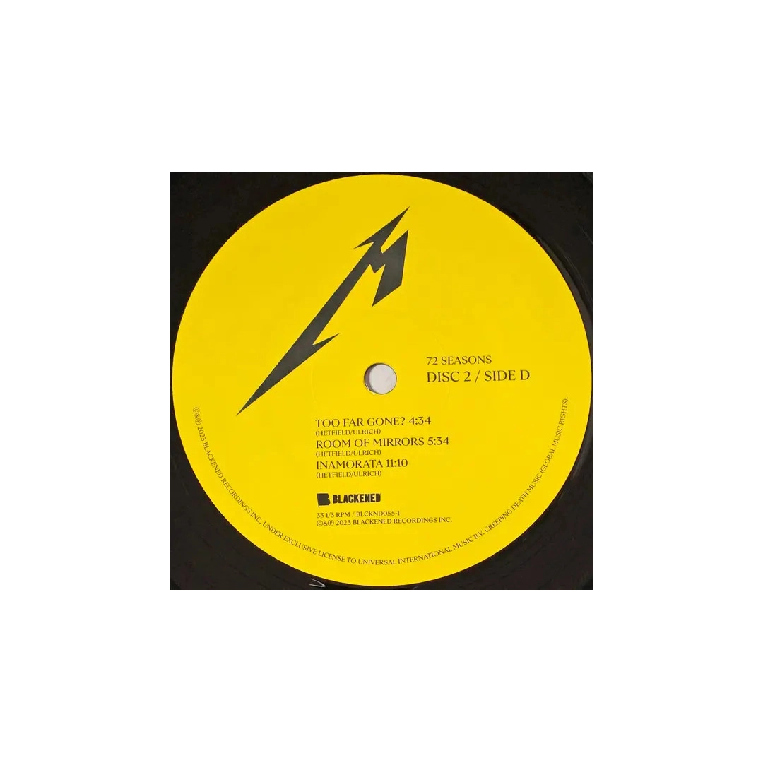 Вінілова платівка LP2 Metallica: 72 Seasons