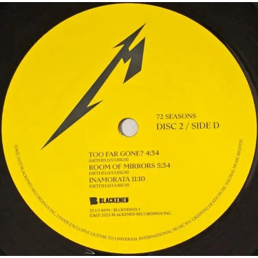 Вінілова платівка LP2 Metallica: 72 Seasons