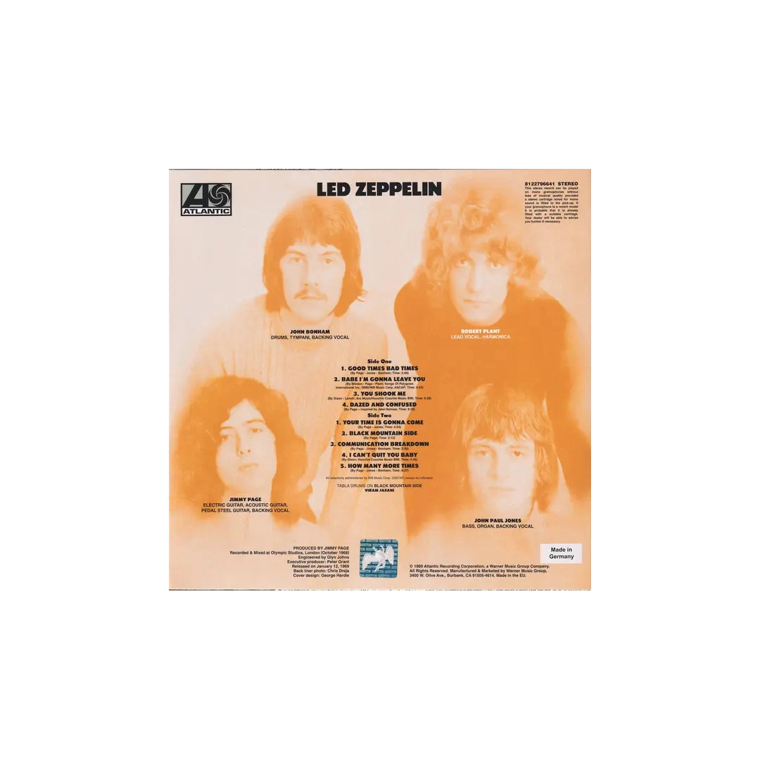 Вінілова пластинка I-DI LP Led Zeppelin: Led Zeppelin I