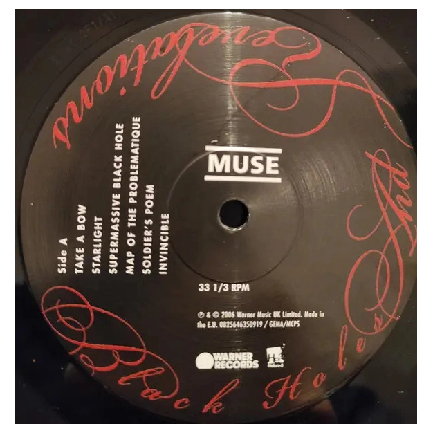 Вінілова платівка I-DI LP Muse: Black Holes And Revelations