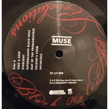 Вінілова платівка I-DI LP Muse: Black Holes And Revelations